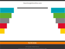 Tablet Screenshot of iteachenglishonline.com